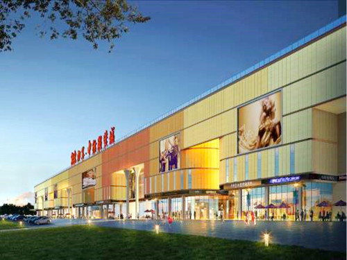 青島服裝批發城抗震支架工程